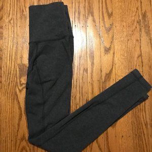 Lululemon High Rise Dark Gray Leggings